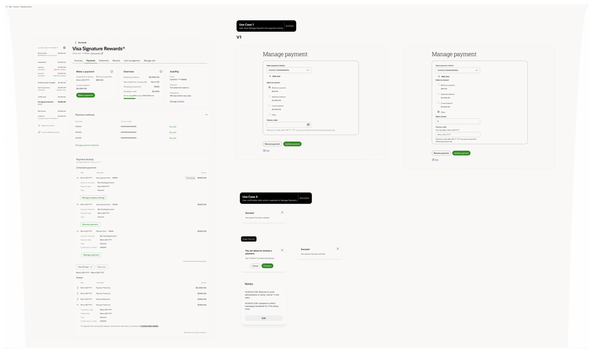 Other CC Web Payments Manage Payments