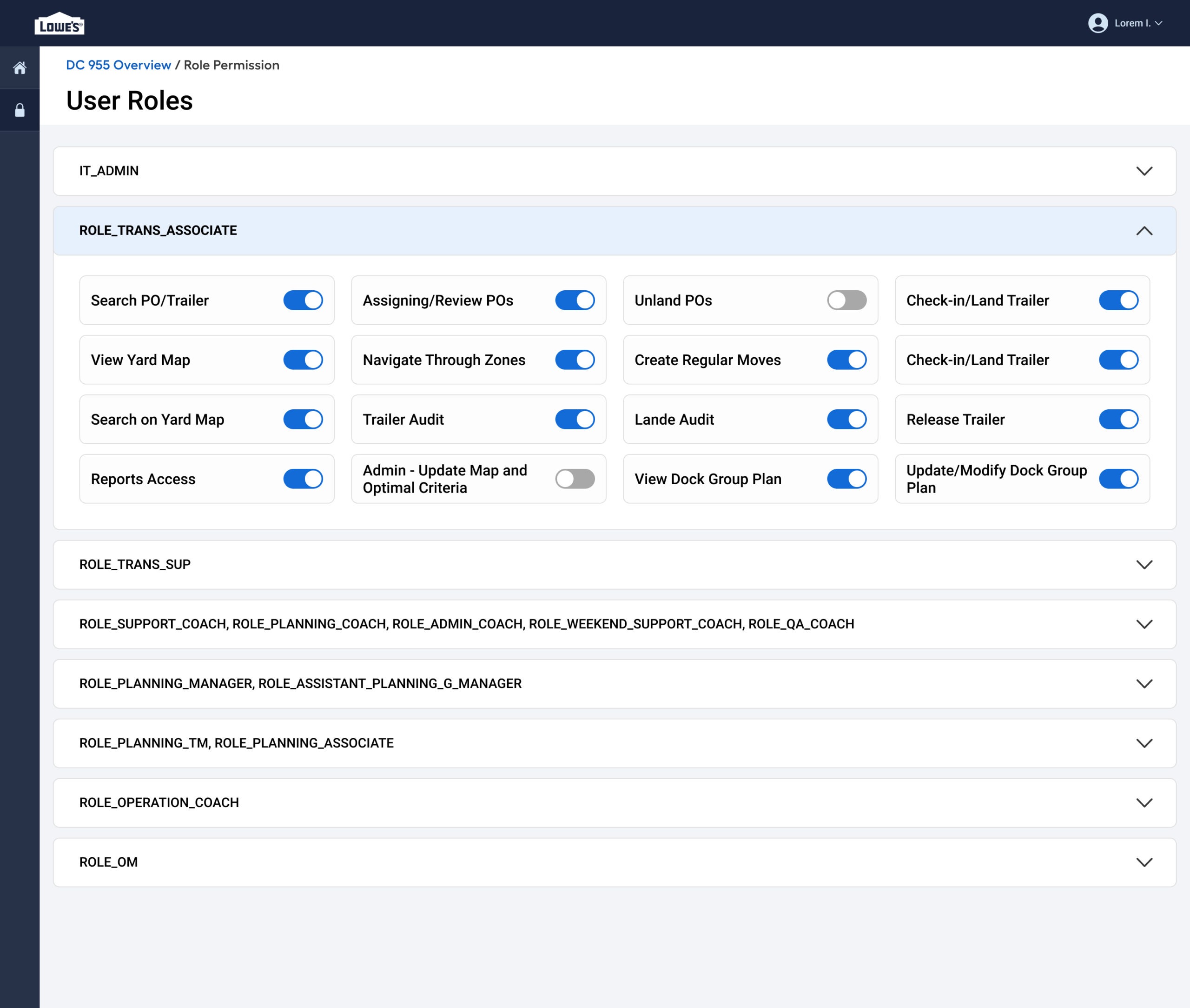 Lowes hifi permissions