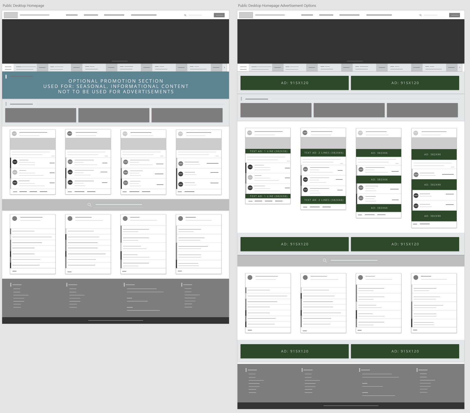 Ustrotting desktop homepage low fidelity lg