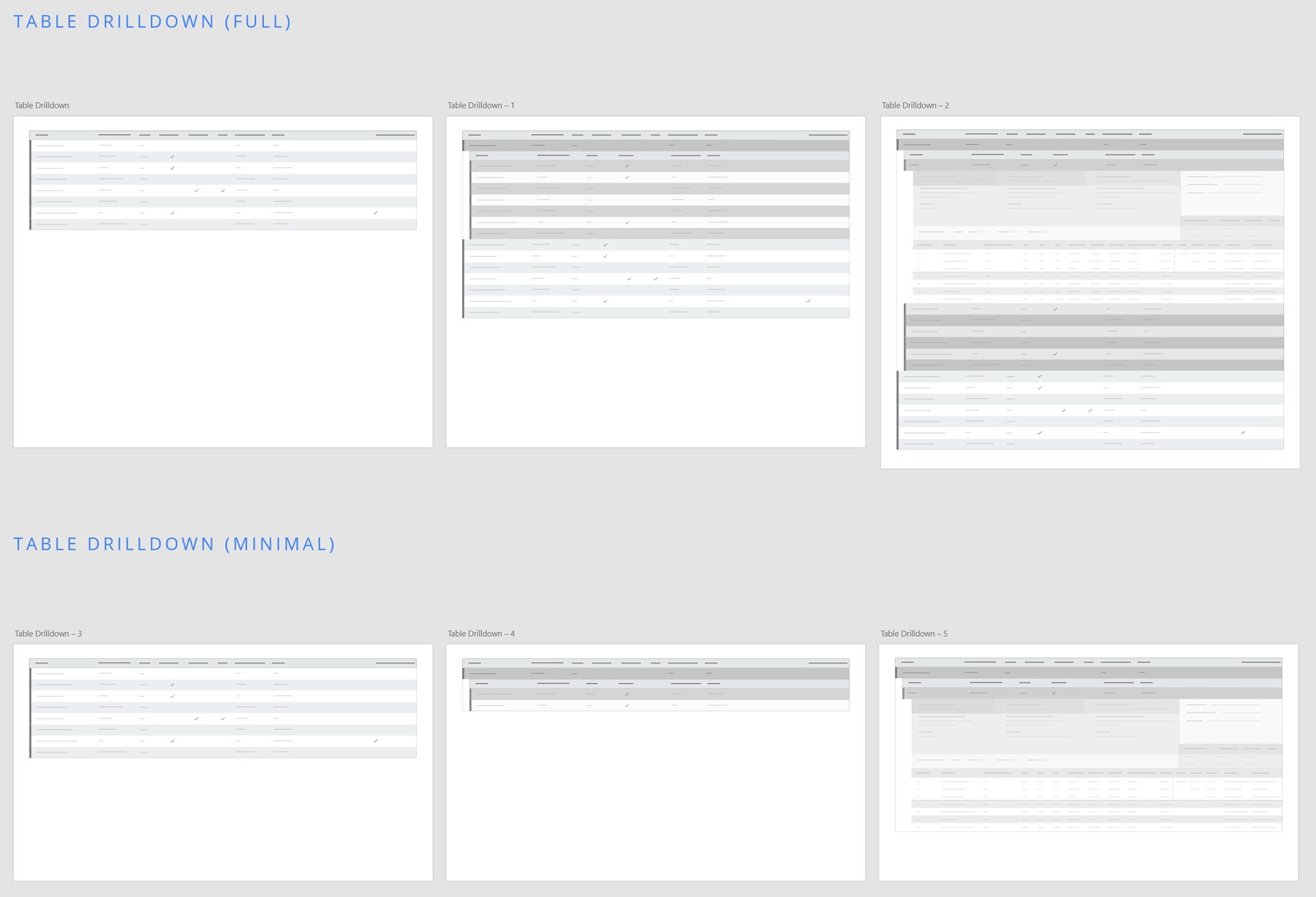 Ustrotting layout table low fidelity lg